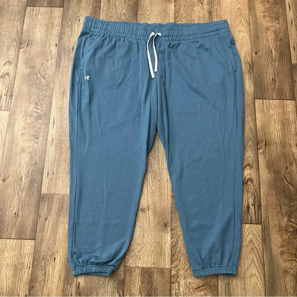 Under Armor Sweatpants Women’s Plus Size 3X Blue - Picture 1 of 7